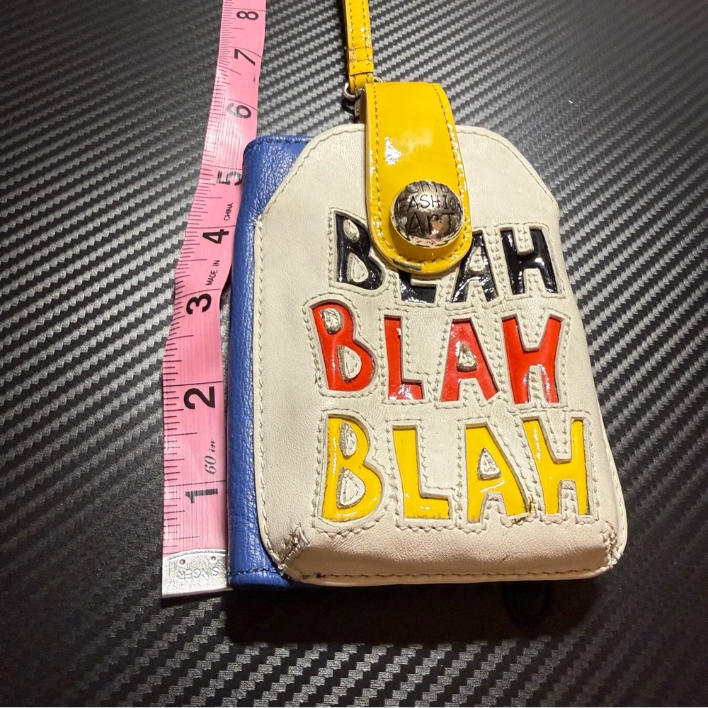 💛 Brighton Blah Blah Blah Chic Fashion Art Phone Case Wallet 💙 - Picture 9 of 11